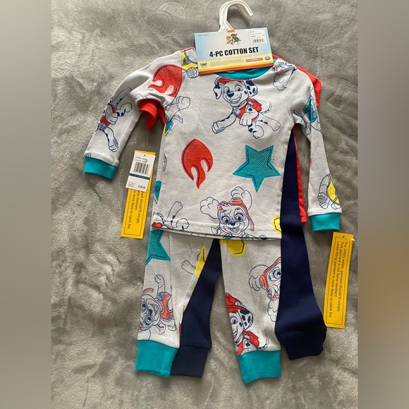 Paw Patrol Pajama Set (4pc) 2T - Picture 5 of 5